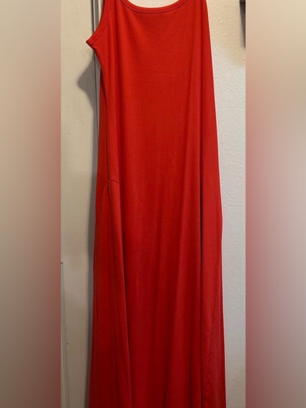 Old Navy Red Maxi Dress Spaghetti Straps Like New Final Sale